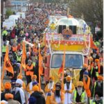 A view of Gurpurb Nagar Kirtan at Leicester (November 24, 2013)
