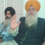 Satnam Singh Punta Sahib speaking to media persons