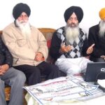 Dal Khalsa leaders addressing the press