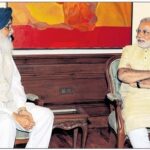 Parkash Singh Badal meets Indian Prime Minister Narendra Modi over HSGPC issue