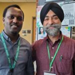 Kavneet Singh (American Sikh Council) with Nicolas Habarugira at the Conference 1