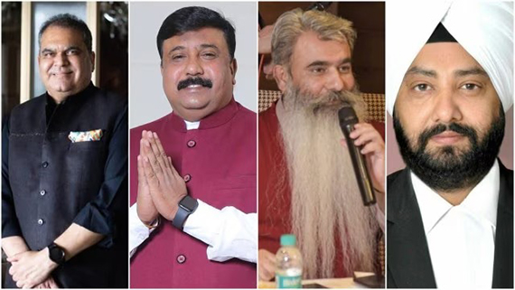 Sanjeev Arora, Jiwan Gupta, Bharat Bhushan Ashu and Advocate Parupkar Singh Ghuman