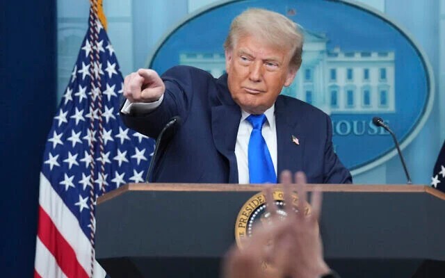 US President Donald Trump