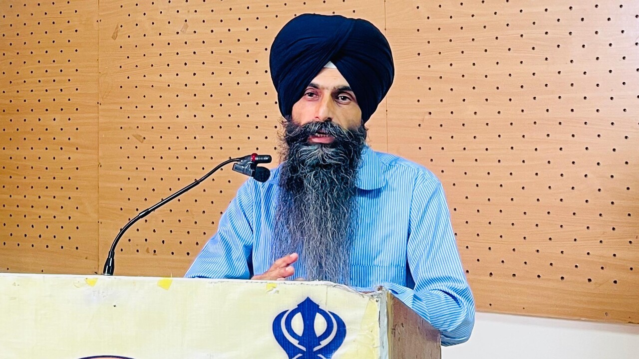 Prof. Azadveer Singh from Guru Nanak Dev University | Photo: Sikh Siyasat News