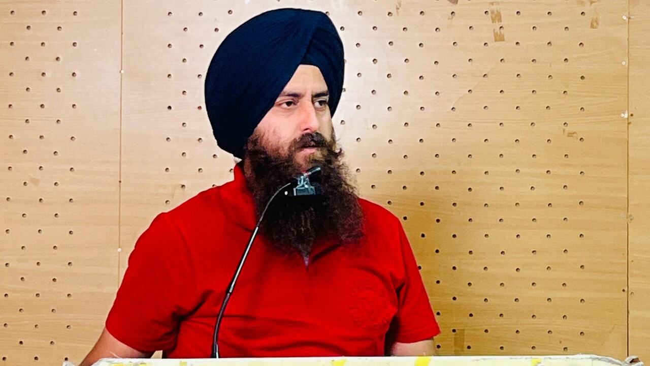 Paramjit Singh Mand, acting President of Dal Khalsa | Photo: Sikh Siyasat News
