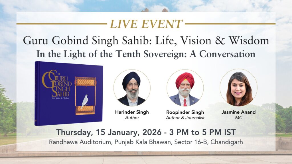 Event Details - Discussion on Guru Gobind Singh Life Vision and Wisdom - a book authored by Harinder Singh SikhRI